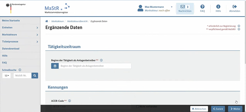 Balkonkraftwerk Anmeldung Registrierung Schritt 8